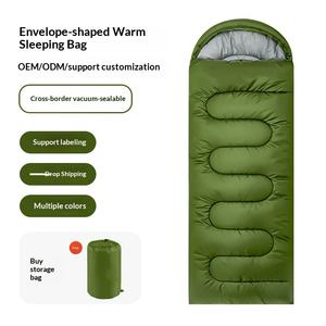 <span class=keywords><strong>Sacco</strong></span> <span class=keywords><strong>a</strong></span> <span class=keywords><strong>Pelo</strong></span> da Esterno per Adulti, Primavera Autunno, Uomo <span class=keywords><strong>Donna</strong></span>, Spesso e Caldo, Imbottitura in Cotone Cavo, Portatile per Campeggio - Product Image 1