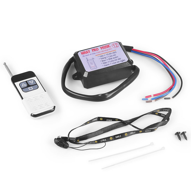 12 Sound 12V-24V 3-Way ABS Musical Electronic Horn Controller 3+ Pro Horn Speaker Sound Control Unit with Remote Control