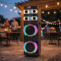 MT-1291 Meistverkaufter Dual 12 Zoll Modischer Bunter Tragbarer Hochleistungs-100W-Karaoke-Lautsprecher für Heimkino und Partys