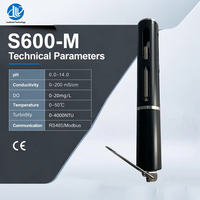 Sonde numérique portable de qualité de l'eau LEADMED avec communication RS485/Modbus et matériau POM lisse