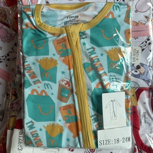 Rts Bambu Pijama Çocuk Gizem Kutusu Yenidoğan Bebek Kıyafetleri Yürümeye Başlayan Çocuk Pijama Takımı Fermuarlı Bebek Bambu Tulum Gizem Bambu Kutusu - Product Image 1