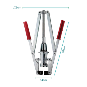 Macchina tappatrice a due leve per tappi da 24 mm, strumento manuale per sigillare bottiglie di vino e birra - Product Image 2