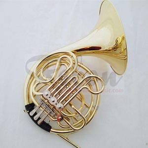 <span class=keywords><strong>Corno</strong></span> <span class=keywords><strong>francese</strong></span> in ottone Weifang Rebon Bb/F - Product Image 3