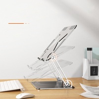 2026 Yeni Gelen Karbon Çelik Laptop Standı Yükseklik Açısı Ayarlanabilir Ergonomik Masaüstü Notebook Yükseltici Tablet Akıllı Telefon için