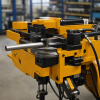 Máquina de Doblado de Tubos CNC Programable, Dobladora de Tubos Automática con Servo Hidráulico para Tiendas de Materiales de Construcción