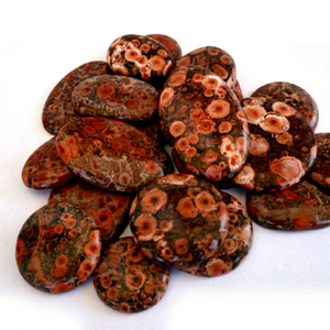 Dépêchez-vous ! Stock limité de pierres précieuses de jaspe coquelicot rouge de qualité supérieure, cabochons de pierres précieuses. - Product Image 1