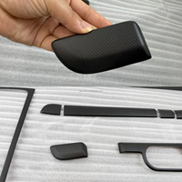 Kit intérieur personnalisé en fibre de carbone mate 718 pour Porsche 981 982 911 conduite à gauche, garnitures de panneaux de porte, tableau de bord et compteurs