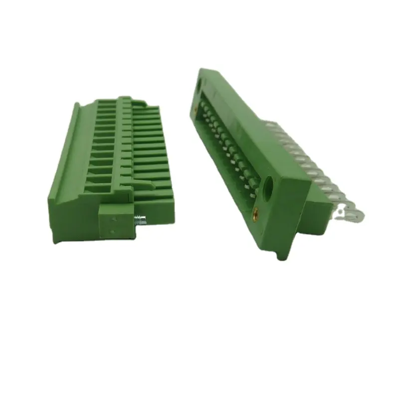 Dinkle connector panel mount male 5.08mm terminal block