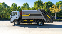 Camion à ordures compacteur Dongfeng, camion de compactage des déchets, camion de collecte des ordures