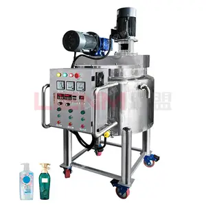 Línea de producción semiautomática de champú 100L, 50L, 200L, 300L, 500L, 1000L