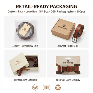 Cinturón de Cuero para Hombre con Logotipo Personalizado, Fabricación OEM/ODM, Venta al Por Mayor para Trajes de Negocios - Product Image 5