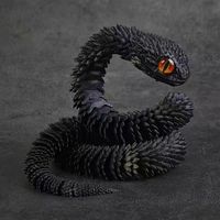 Vente en gros OEM personnalisé Modèles de jouets serpents et vipères imprimés en 3D, Animaux lumineux, Animaux en plastique tendance, Dinosaures, Catégorie de produits
