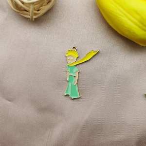 Kawaii Cartoon Little Prince Fox gioielli di moda orecchini fatti a mano fai-da-te in gioielli in lega di zinco - Product Image 5