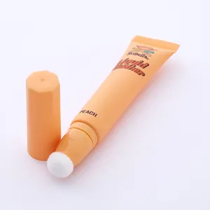 Lipbrush sıkılabilir tüp makyaj dudak parlatıcısı manikür yağı boş sıkılabilir tüp fırça aplikatör ile
