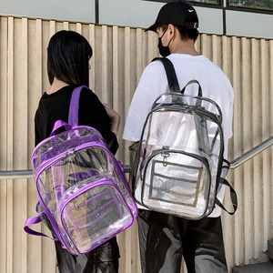 Custom <b>Clear</b> Pvc <b>Backpack</b> <b>Clear</b> Plastic Bag <b>Clear</b> <b>Backpack</b> Transparent <b>Backpack</b> - Product Image 2