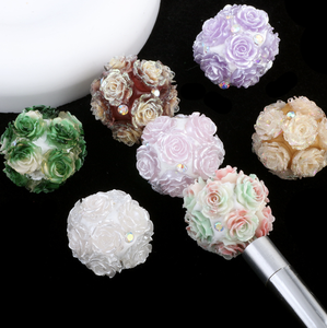 Keluaran baru AB berlian imitasi warna untuk manik-manik mutiara 1.0mm pena pulpen plastik untuk DIY perhiasan membuat Logo promosi - Product Image 6