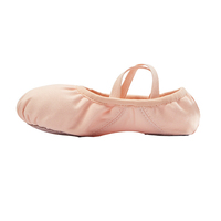 Zapatillas de Ballet de Lona Elásticas en 4 Direcciones para Adultos, Hombres, Mujeres y Niños, con Suela Dividida Suave para Danza y Entrenamiento, Tallas 22-45