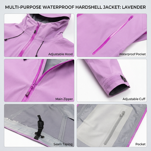 Chaqueta de Invierno Personalizada con Corte a Medida, Completamente Cosida y Sellada, Impermeable, con Capucha, de Secado Rápido, para Senderismo, <span class=keywords><strong>Ciclismo</strong></span> y Actividades al Aire Libre - Product Image 2