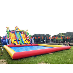 <span class=keywords><strong>Parc</strong></span> <span class=keywords><strong>aquatique</strong></span> gonflable commercial en PVC sur mesure, grande taille, pour l'extérieur, avec piscine, idéal pour la <span class=keywords><strong>location</strong></span> - Vente en gros usine - Product Image 2