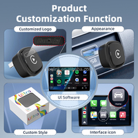 Adaptador Inalámbrico para CarPlay, Dongle Android Auto Tipo C 2 en 1, USB Ai Box, Compatible con Autos con Sistema CarPlay