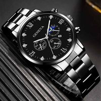 Reloj de Pulsera de Acero para Hombre, Diseño Moderno y Casual, con Brazalete de Timón de Barco, Reloj de Cuarzo, Set de Regalo de Joyería para Hombre