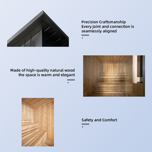 <span class=keywords><strong>Sauna</strong></span> extérieur moderne pour 2 personnes, petit modèle, en cèdre rouge de haute qualité, avec poêle pour <span class=keywords><strong>sauna</strong></span> extérieur, en cèdre rouge clair. - Product Image 5