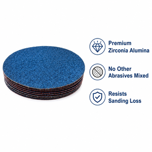 Discos de Lijado de Zirconia de 5/6 Pulgadas (125/150 mm) con Velcro, Respaldo de Tela, Abrasivo de Fibra para Eliminar Pintura de Carrocería Automotriz - Product Image 4