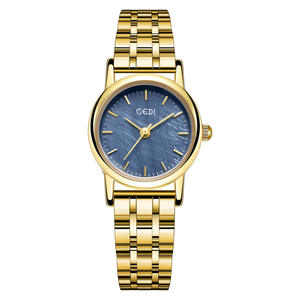 Montre élégante pour femme, cadran en nacre de haute qualité, bracelet en acier inoxydable, montre-bracelet à quartz étanche - Product Image 5
