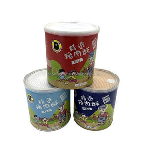 กระป๋องกระดาษพิมพ์ลายตามสั่ง เป็นมิตรกับสิ่งแวดล้อม พร้อมฝาเปิดแบบลอกออก สำหรับบรรจุภัณฑ์น้ำตาล วีล หมูหยอง - Product Image 6