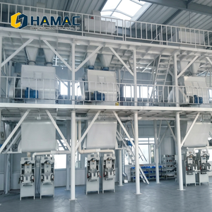 High Efficiency 10-15t/h Dry Mortar Production Line Automatic Ceramic <b>Tile</b> Adhesive Manufacturing Plant Engine Exported China - Product Image 3