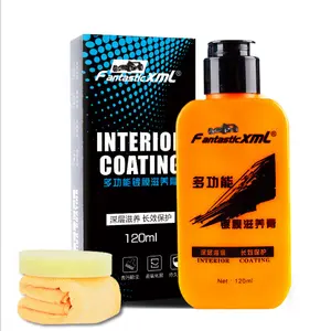 Professional 120ml leather coating long lasting interior polish for car