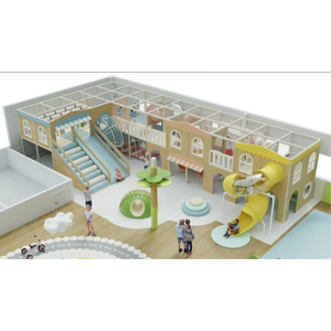 Modern <b>Indoor</b> Playground Equipment <b>Indoor</b> Playground Brand Soft Play Center Tunnel <b>Slide</b> Climbing Structure 100-500kg Capacity - Product Image 1
