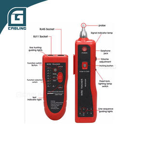 Geteknet — testeur de câbles Lan, localisateur de câbles réseau, moniteur de fils, outils de réseau, CN;ZHE 81206, Date réseau/<span class=keywords><strong>tele</strong></span> - Product Image 1