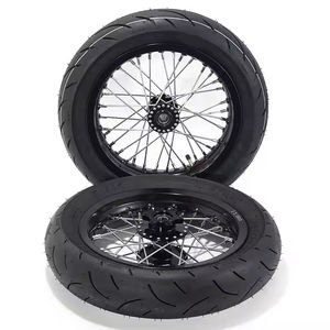 1.6*17 "/2.15*17 Supermoto 17 pouces ensembles de roues moto vélo jante pour Talaria MX3 XXX MX4 MX5 - Product Image 4