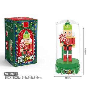 Buena calidad bloque Cascanueces educativo DIY Navidad juguetes personajes Mini figuras modelo elegante juguete decoraciones de Navidad - Product Image 5