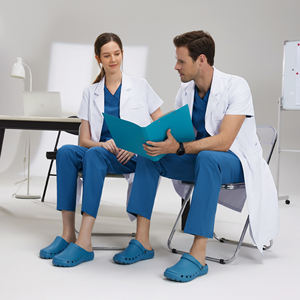 Uniforme médico <span class=keywords><strong>de</strong></span> bata blanca <span class=keywords><strong>de</strong></span> gama alta, uniforme <span class=keywords><strong>de</strong></span> <span class=keywords><strong>trabajo</strong></span> <span class=keywords><strong>de</strong></span> cirugía plástica oral y dental y médico estético, abrigo blanco - Product Image 1