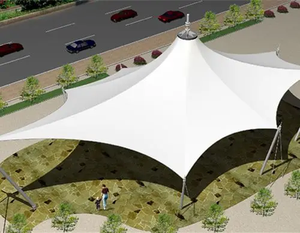 Membrane architecturale en PVDF 1050g 1100g, auto-nettoyante, pour structure tendue, matériau de toiture pour stade, tente, hall d'exposition - Product Image 3