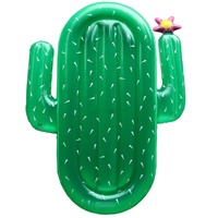 Matelas Gonflable Cactus Pastèque pour Adultes, Radeau Flottant de Plage en PVC de Haute Qualité et Durable