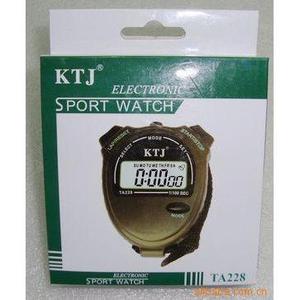 Ktj Electronic Sport <b>Watch</b> Ta228 Chronograph Lcd Display Unisex Timing Device - Product Image 1