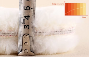 Tinh Khiết Len Da Cừu Đế Nguyên Mô Hình Tấm Loại Mưa Khởi Động Ấm Dày Fluffy Cừu Lót Lambswool Lót - Product Image 6