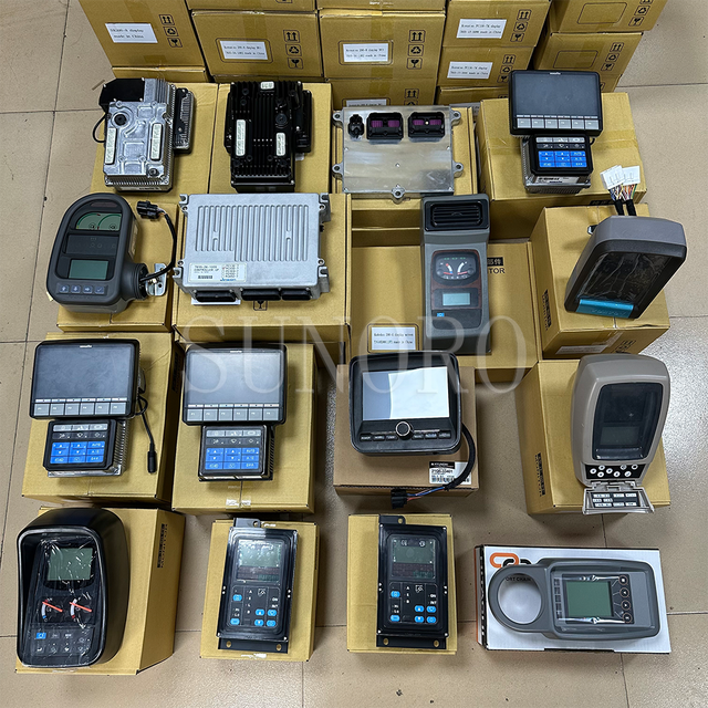 Excavator Electric Parts Monitor Display Panel Ecu Computer Board Engine Controller for All Brand Digger