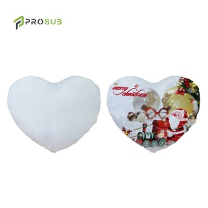 Prosub Federe per Cuscini a Forma di Cuore in <span class=keywords><strong>Velluto</strong></span> Pesca per Sublimazione, Copricuscini Vuoti per Sublimazione, Federe a Forma di Cuore - Product Image 1