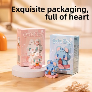 Bloques de Construcción de Partículas Pequeñas Compatibles con Estilo Internacional, Figuras de Dibujos Animados, Juguetes Educativos de Ensamblaje, Modelo de Plástico ABS - Product Image 4