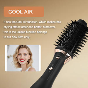 ไดร์เป่าผมและม้วนผม 3-in-1 หัวแปรงเปลี่ยนได้ 3 ระดับความร้อน รองรับ<span class=keywords><strong>ภาษา</strong></span>ฝรั่งเศส สำหรับใช้ในบ้านและโรงแรม - Product Image 4