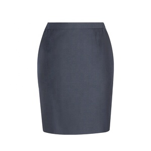 Bán Buôn Thiết Kế Đơn Giản Mùa Hè Văn Phòng Phụ Nữ Trang Phục Chính Thức Đầu Gối Dài Làm Việc Mặc Ngắn Váy Bút Chì Tự Nhiên Vòng Eo Phụ Nữ Đồng Phục - Product Image 3