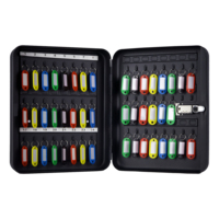 Billige Wand kombination Schloss Passwort wasserdicht schwarz 46 Key Safe Box Cabinet