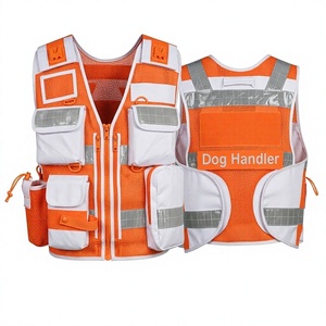 Chaleco de seguridad de alta visibilidad, cómodo e impermeable para adiestradores de perros - Product Image 1