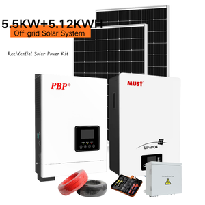 High Efficiency 5.5KW <b>Solar</b> <b>Generator</b> Kit with 5KWH Battery and for House - Product Image 1