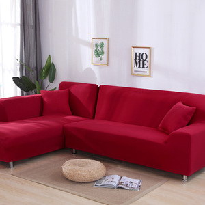 Fundas de Sofá de Color Sólido Elásticas para Sofá <span class=keywords><strong>Seccional</strong></span> en Forma de L <span class=keywords><strong>Funda</strong></span> para Sillón y Chaise Longue para Sala de Estar - Product Image 4