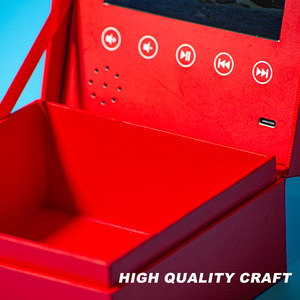 Tarjeta de Regalo Personalizada con Diseño Creativo, Pantalla LCD de 4.3 Pulgadas, Música Digital y Video, para Aniversario, Boda, San Valentín, Regalos Empresariales, Caja de Papel - Product Image 3